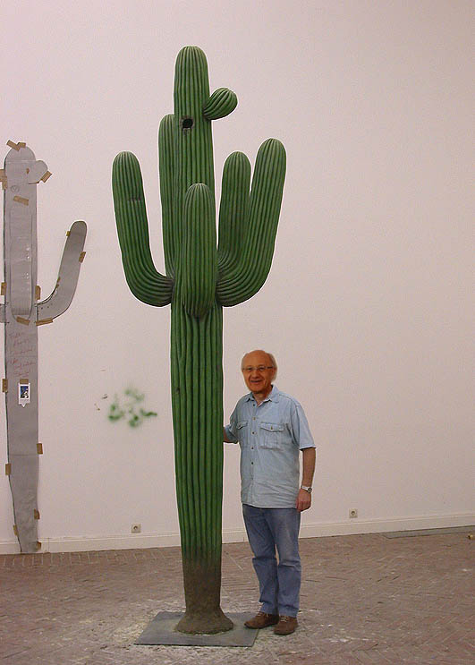 Der Saguaro mit seinem Künstler©Paulduro