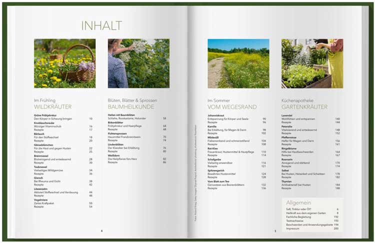 Landlust Naturapotheke 2 – Naturrezepte für Gesundheit und Wohlbefinden – Frühling und SommerISBN: 978-3-7843-57966